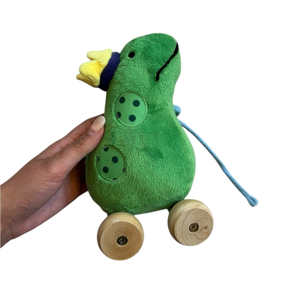 Rich Frog Plush Froggy Pull Toy